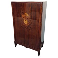 Palisander Cocktail Center Cabinet Attributed to De Coene Freres