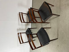 Palisander Dining Chairs by Henry Rosengren for Brande Møbelfabrik 1950s Denmark