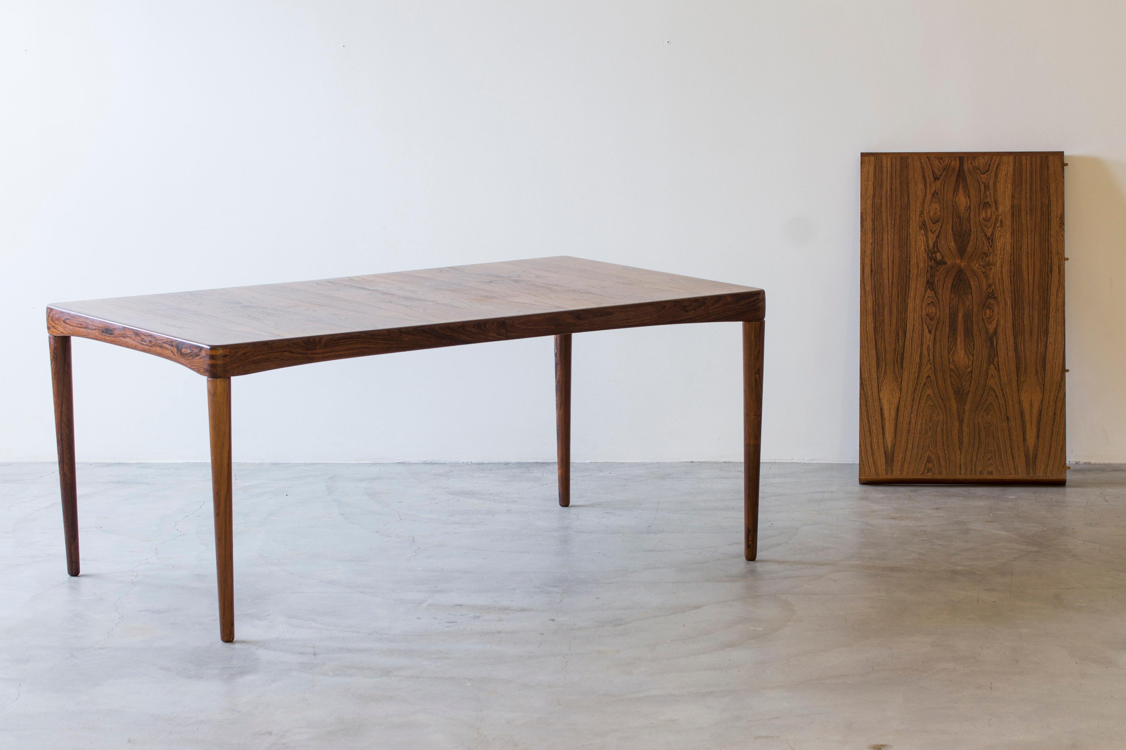 Palisander dining table by H. W Klein for Bramin, denmark, 1950s For Sale 8