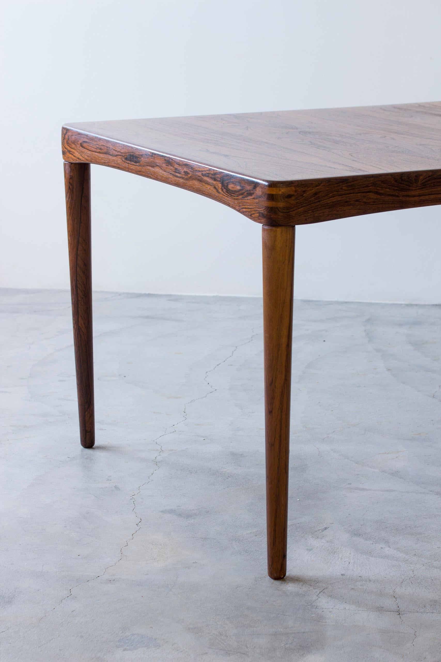 Palisander dining table by H. W Klein for Bramin, denmark, 1950s For Sale 9