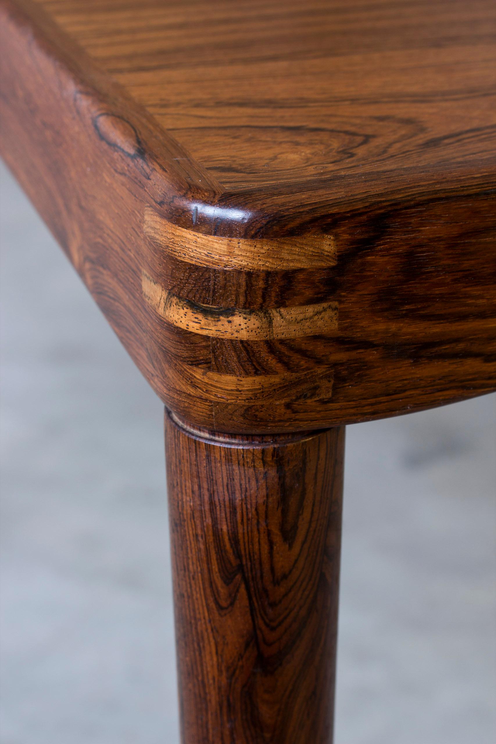 Palisander dining table by H. W Klein for Bramin, denmark, 1950s For Sale 3