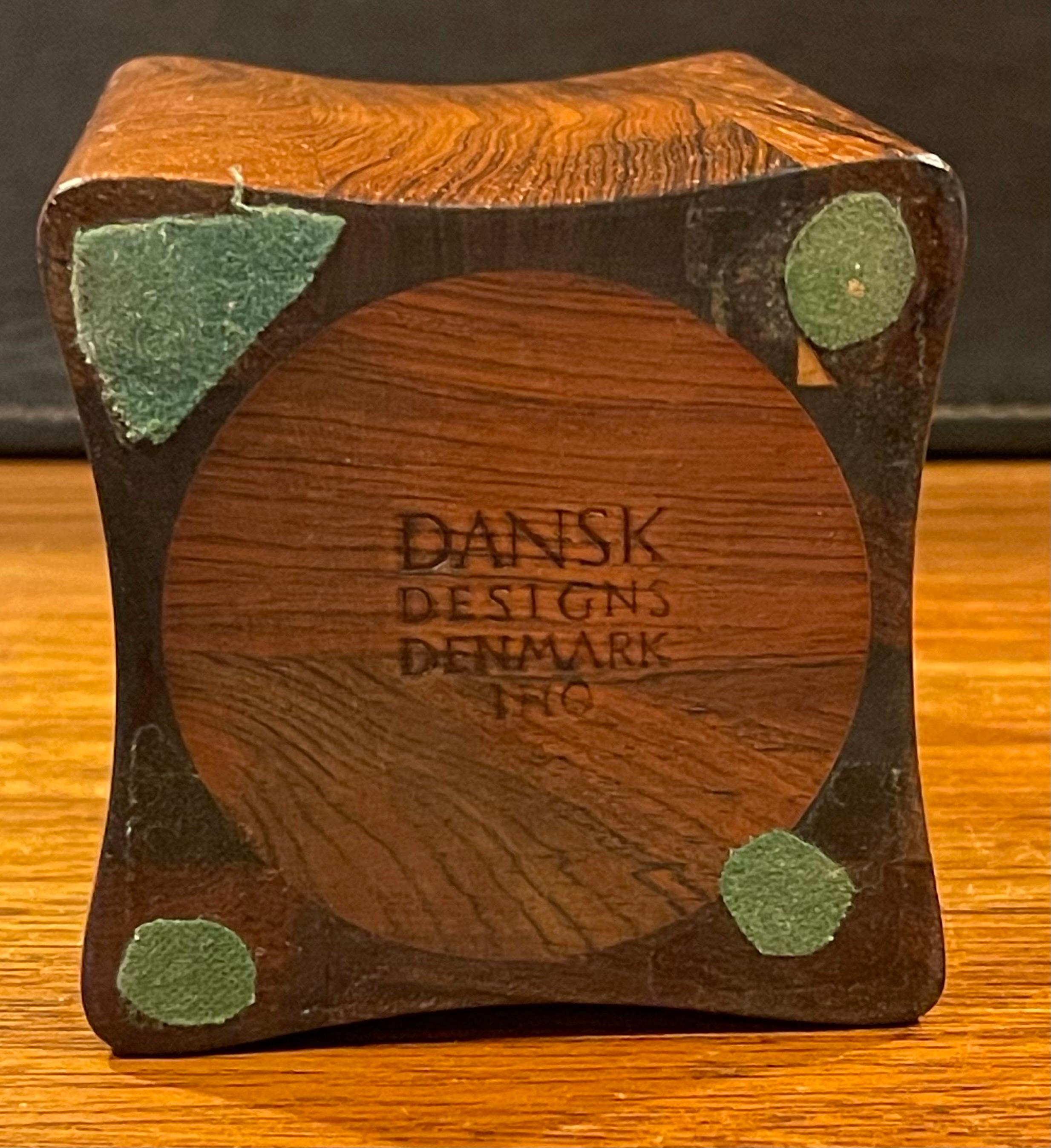 Boîte/ Humidificateur en palissandre et bois de rose de Jens Quistgaard pour Dansk Rare Woods en vente 5
