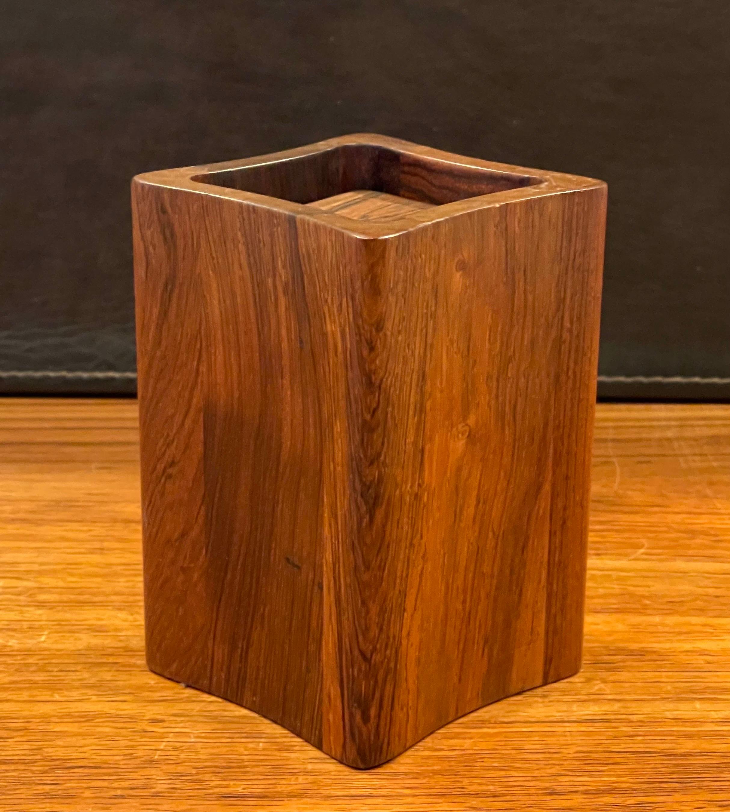 20th Century Palisander & Rosewood Box / Humidor by Jens Quistgaard for Dansk Rare Woods For Sale