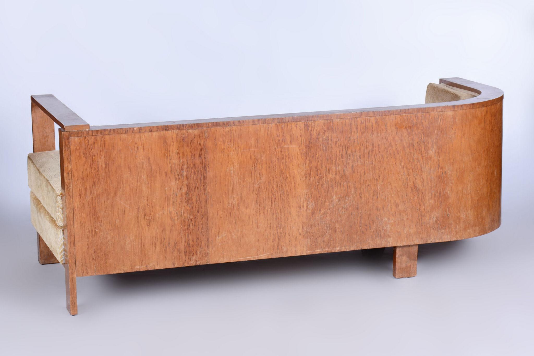 Ensemble de sièges en palissandre avec table basse, Art déco, restauré, France, années 1920 en vente 12