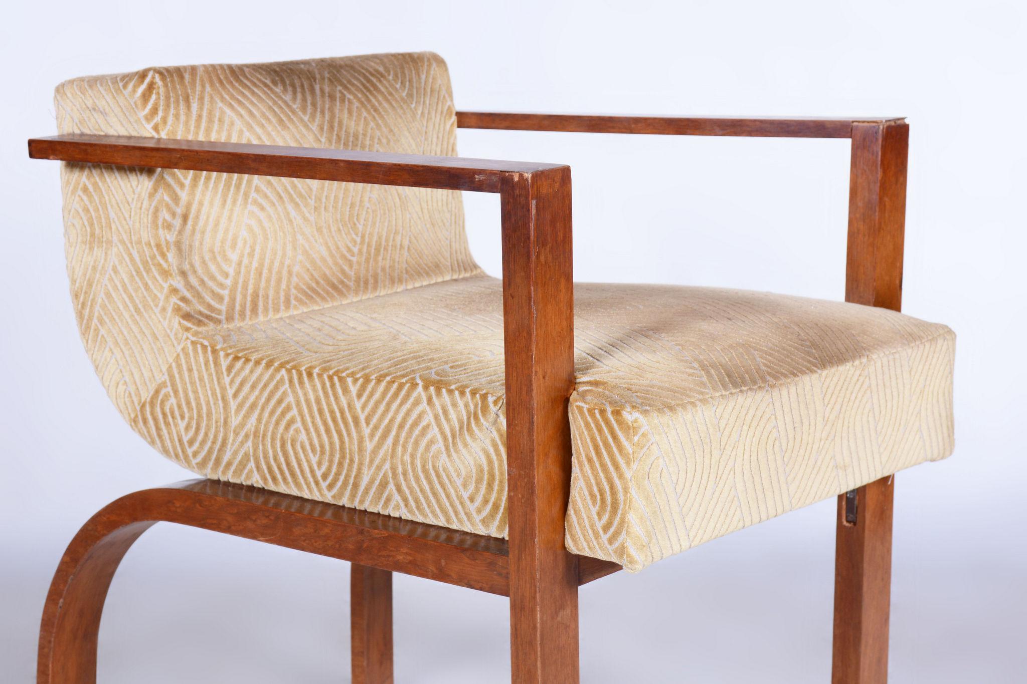 Palisander Seating Set with Coffee Table, Art Deco, Restored, France, 1920s For Sale 3