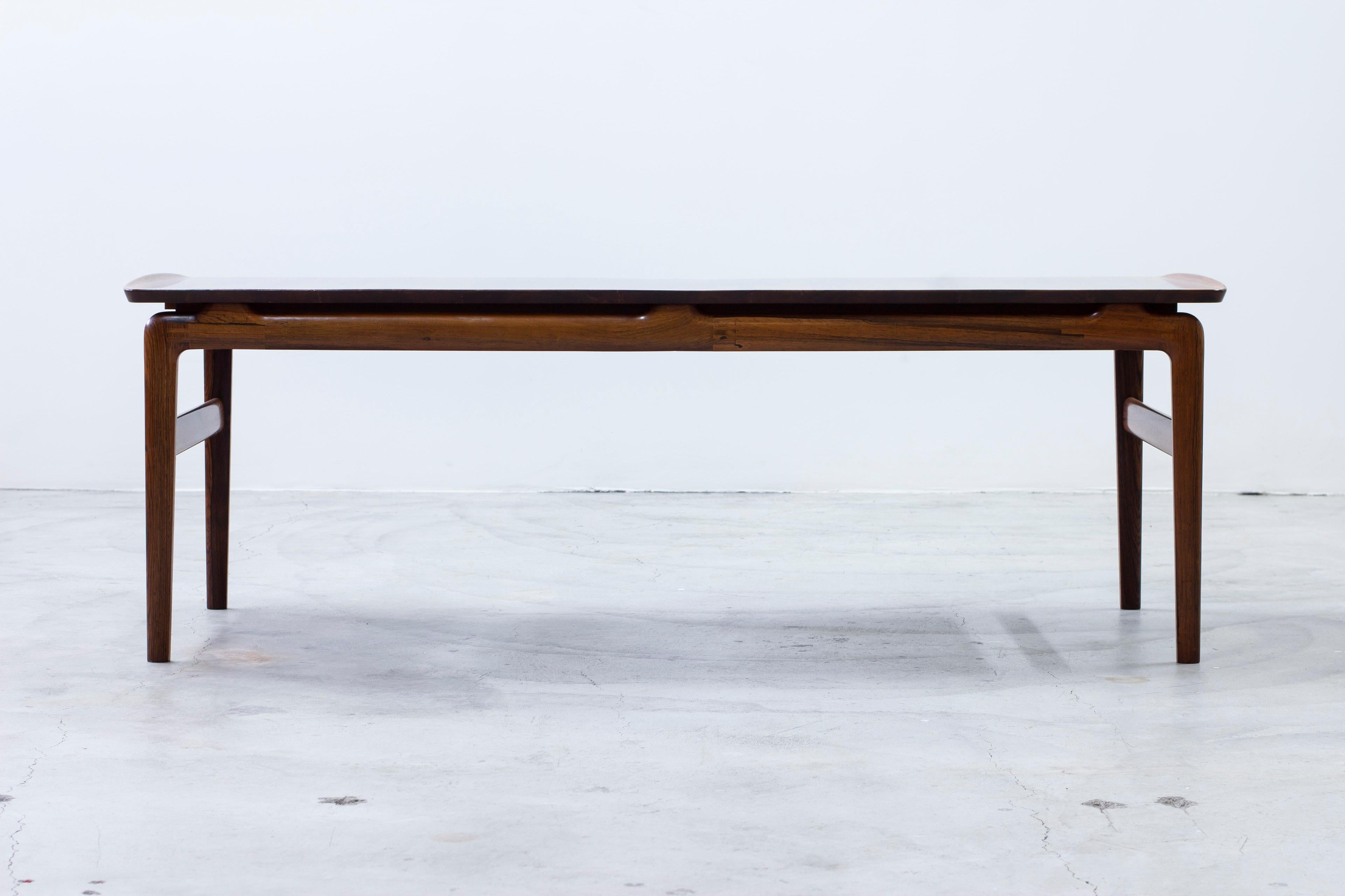 Danish Palisander sofa table by Peter Hvidt & Orla Mølgaard Nielsen. France & Søn For Sale
