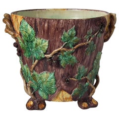 Palissy Majolica Blackberry Jardinière