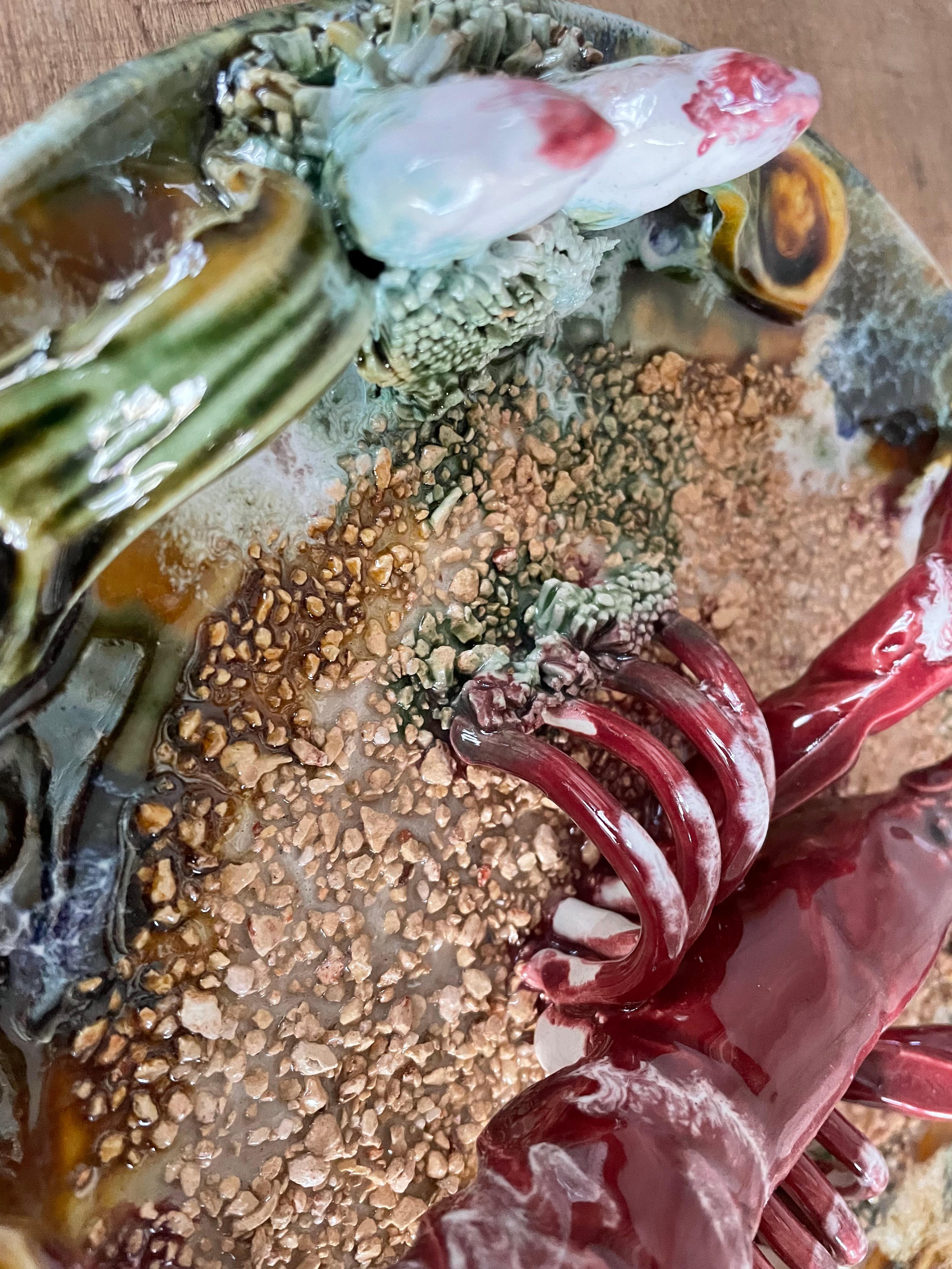 Portuguese Palissy plate For Sale