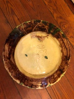 Palissy Style Plate with Snakes