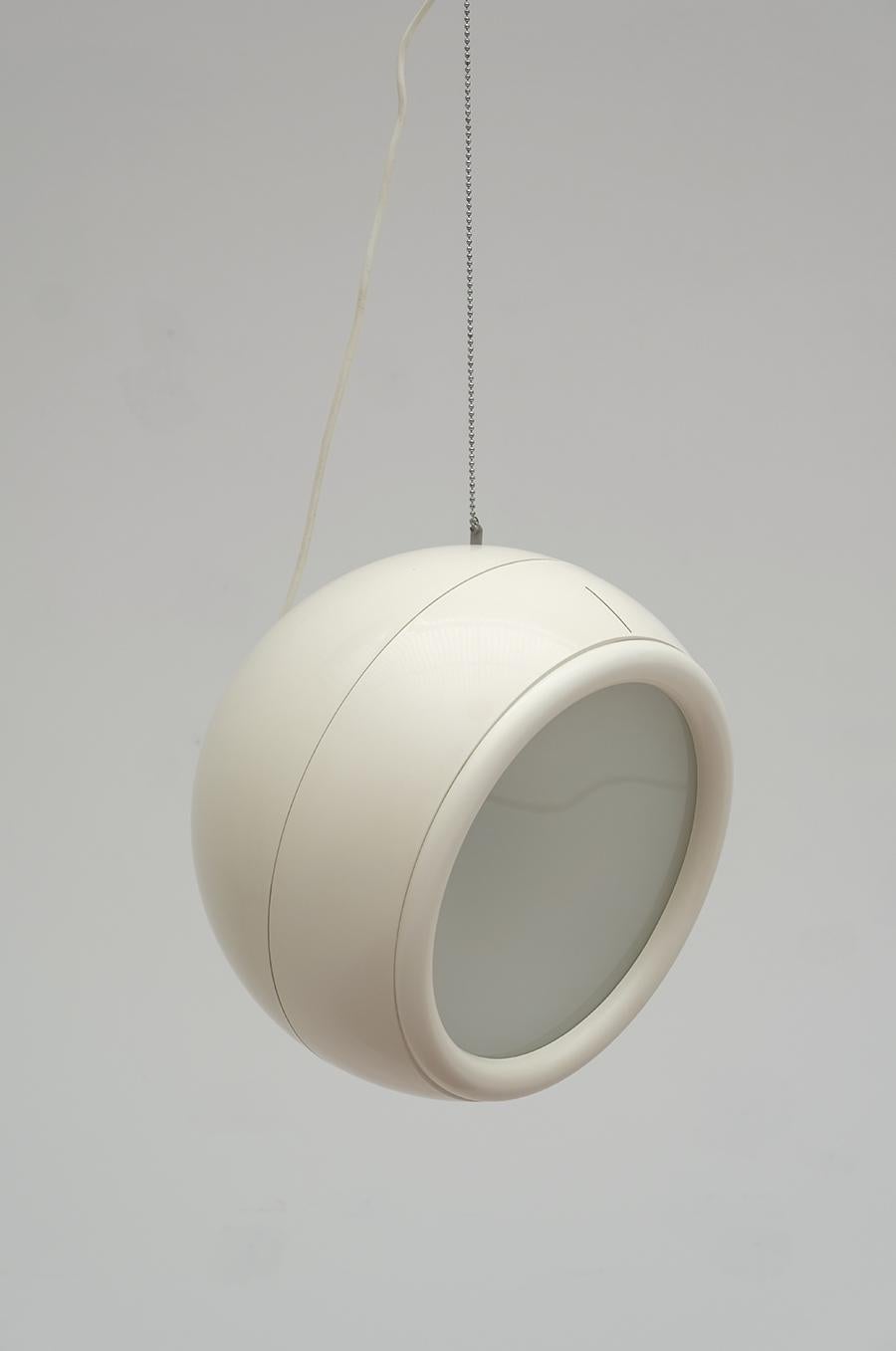 Italian white modern Pallade Lamp by Studio Tetrarch for Artemide For Sale