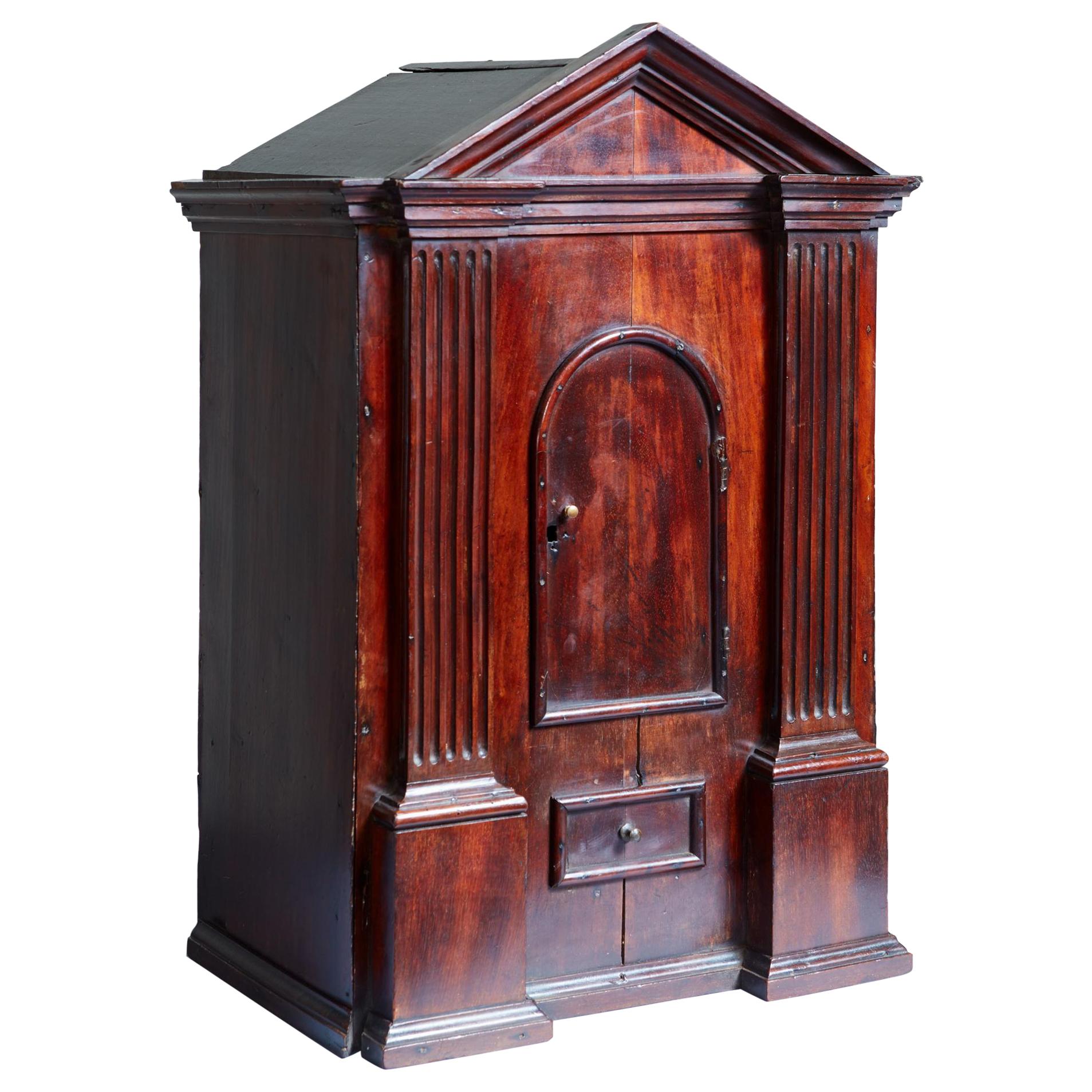 Palladian Georgian Architectural Cabinet For Sale