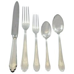 Palladio by Buccellati Italy Silver Flatware Set for 12 Service 60 Pieces Dinner