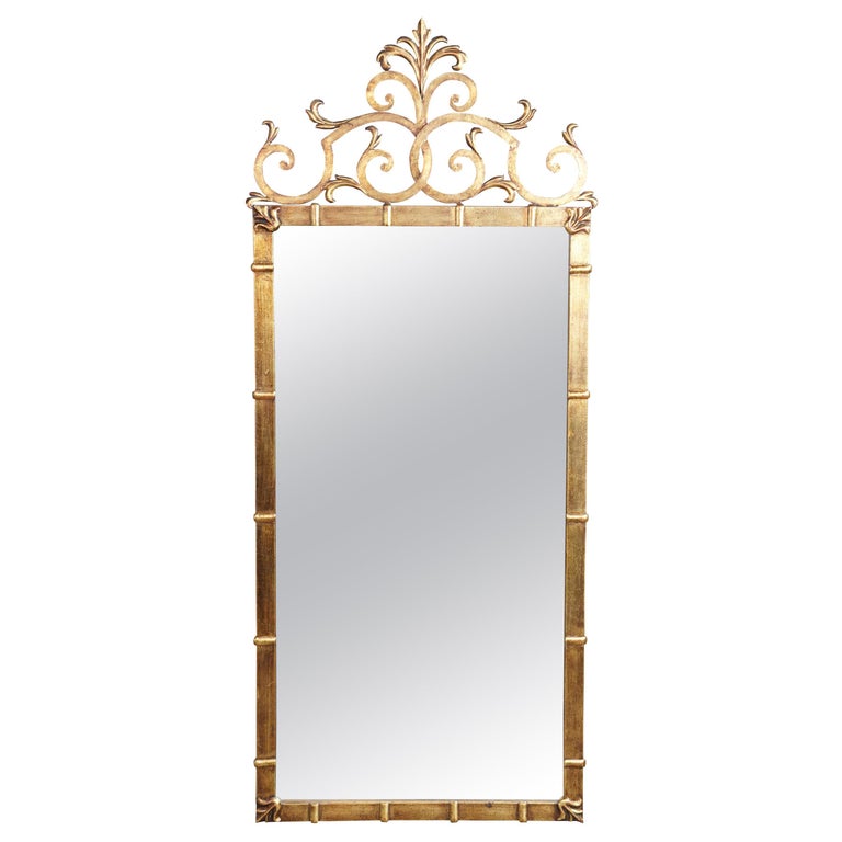 Palladio Italian Florentine Rococo Gold Metal Wall Mirror Hollywood ...