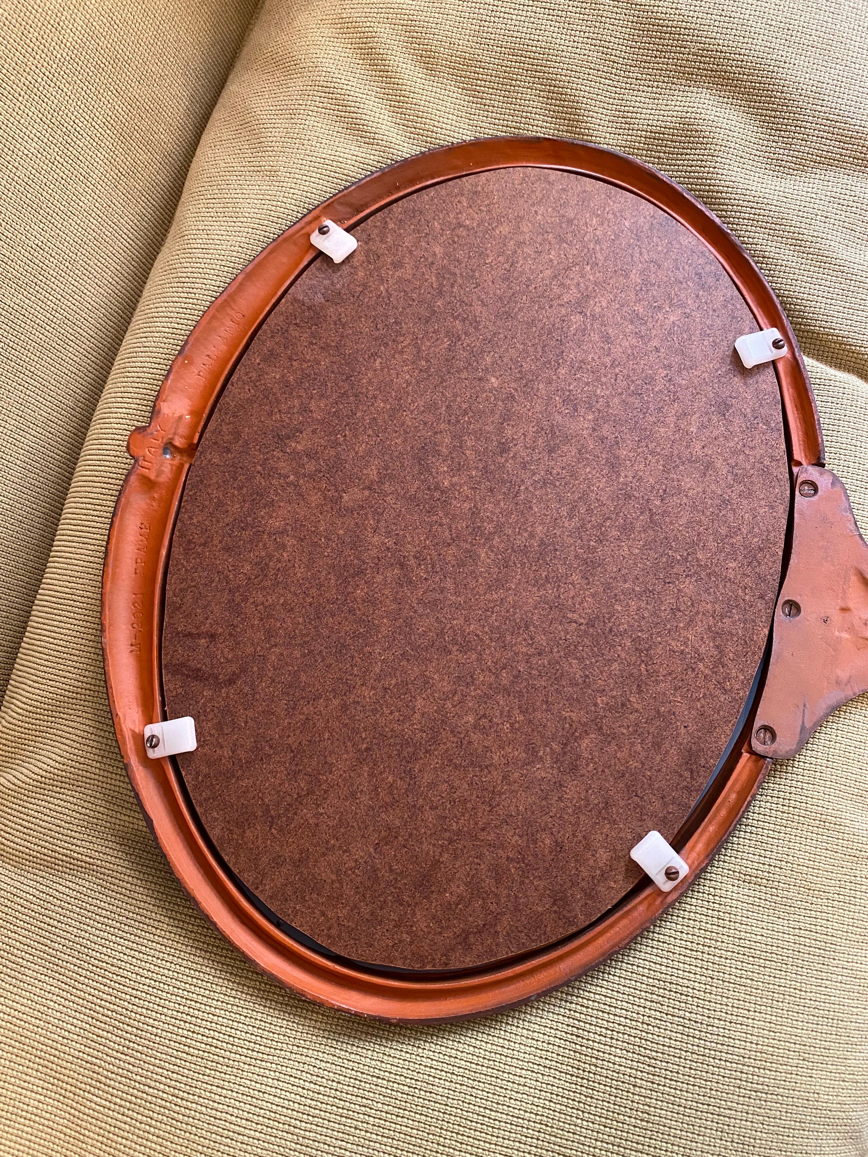 Palladio Italian “Hand Mirror” Wall Mirror In Good Condition In Philadelphia, PA