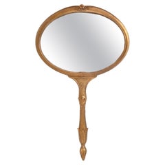 Palladio Miroir à main grand format Miroir mural en forme d'Italie 34" h x 20 "w