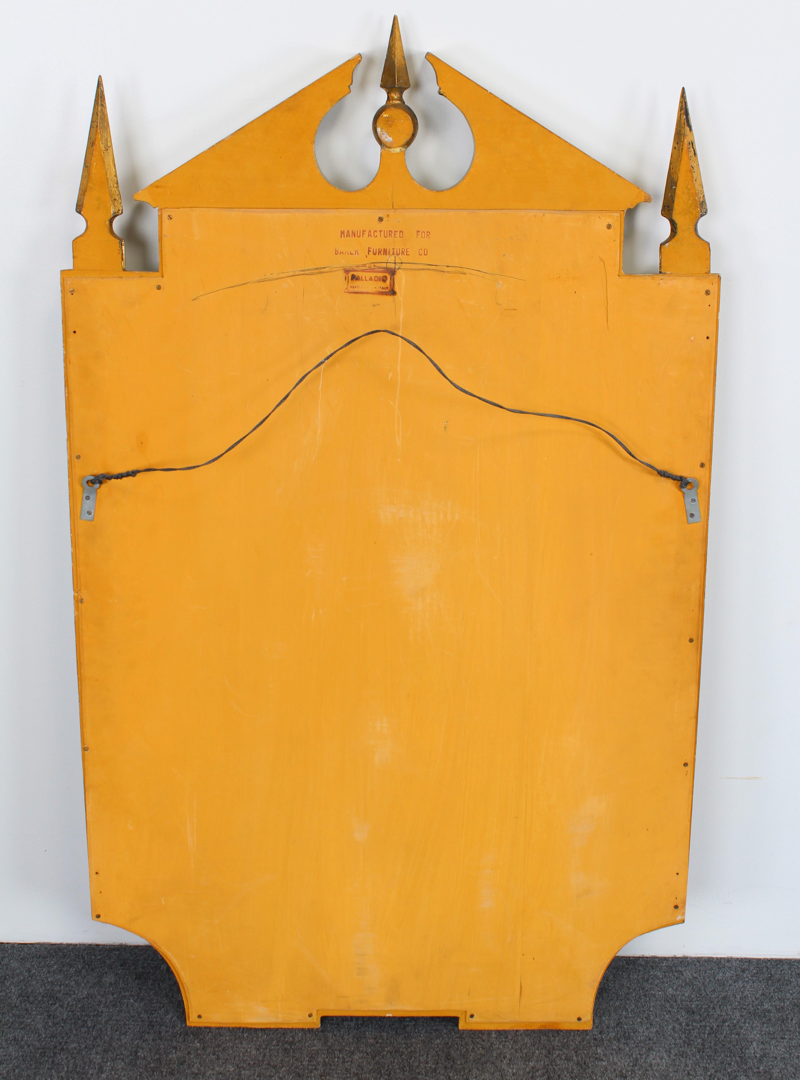 Italian Palladio Mirror for Baker Furniture, 1950s