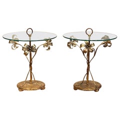 Palladio, pair of Italian cocktail tables