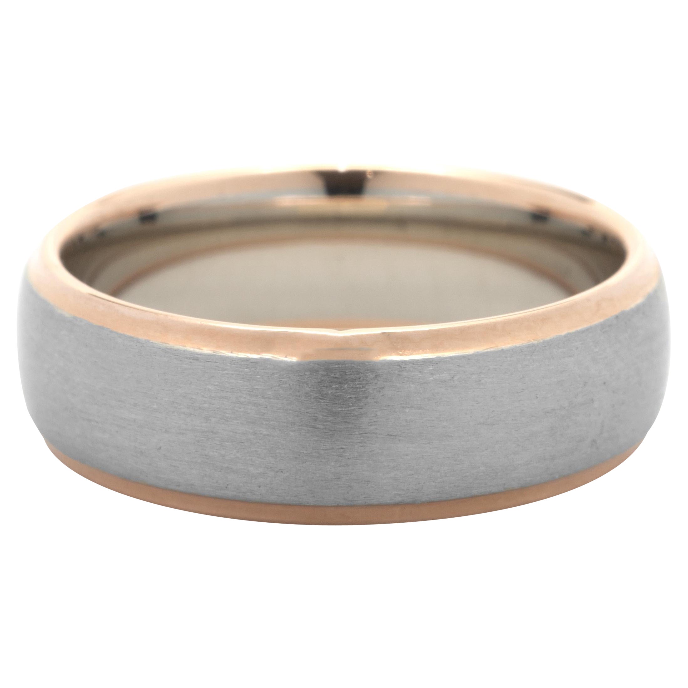 Bracelet en or blanc et rose 18 carats et palladium
