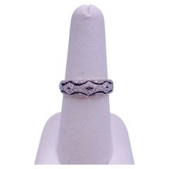 Diamond and Palladium Ring