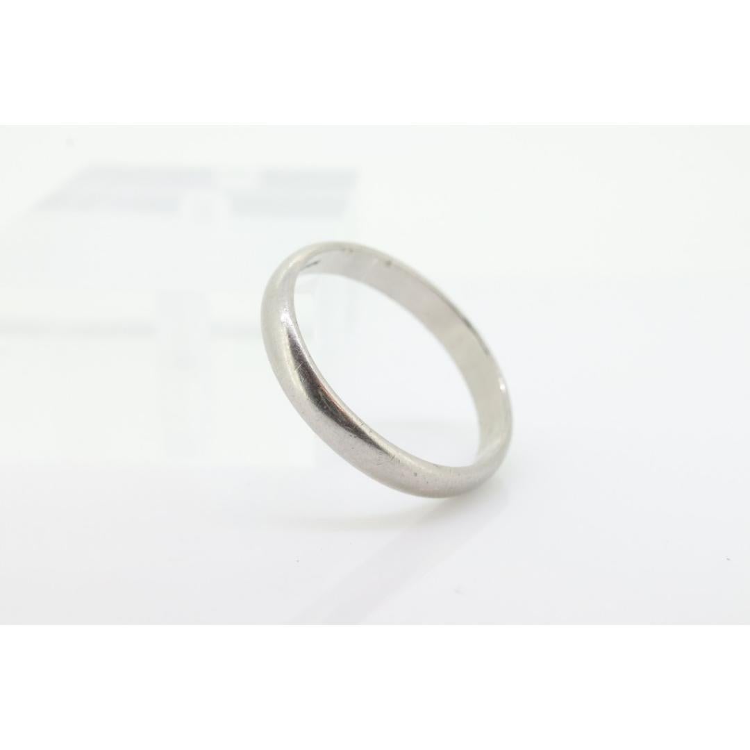 Palladium half round BRISTOL wedding band. Mens Palladium band. BRISTOL For Sale 3