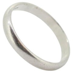 Palladium half round BRISTOL wedding band. Mens Palladium band. BRISTOL