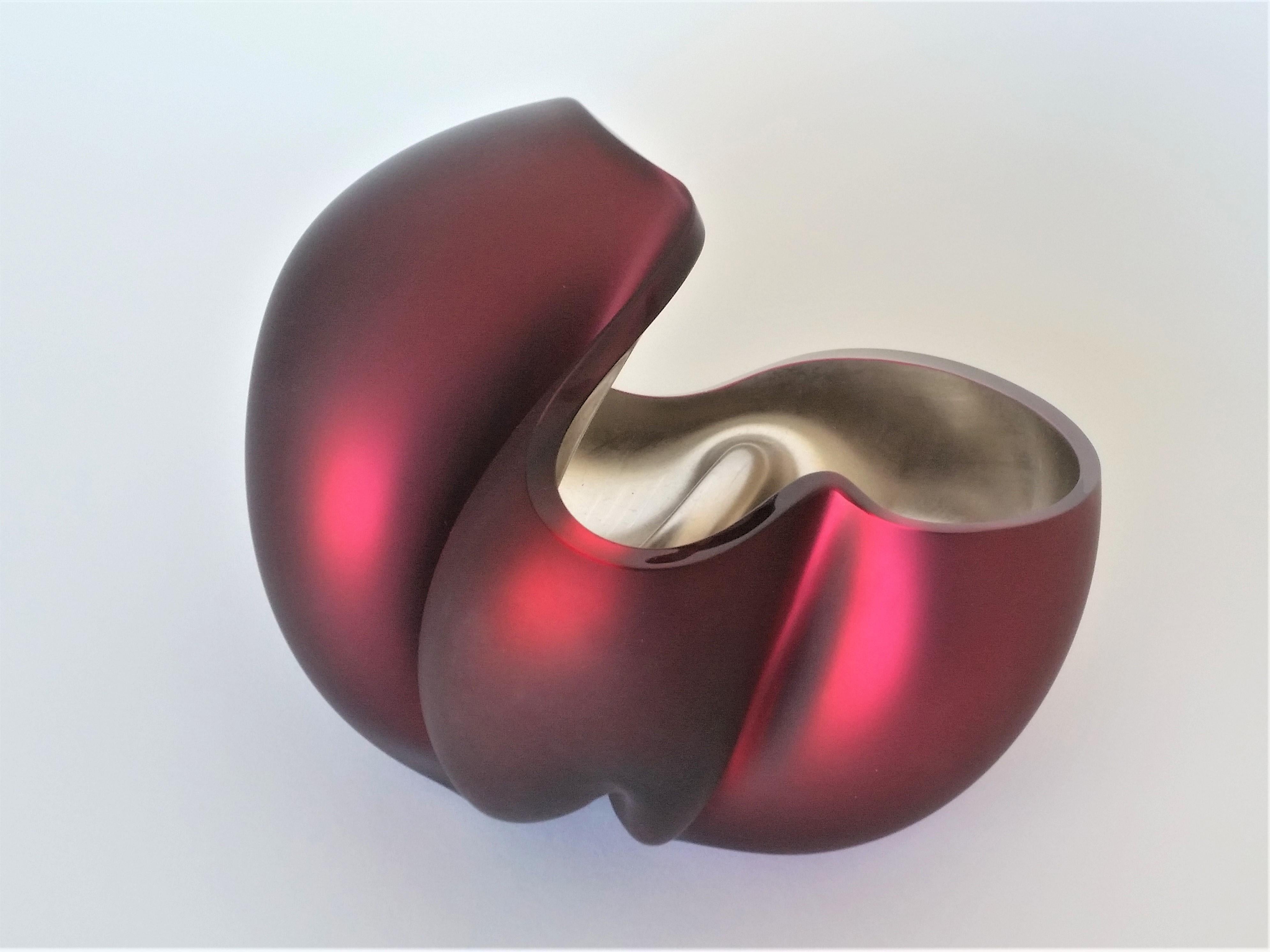 Contemporary Abstract Glass Sculpture, Barbara Nanning For Sale