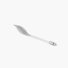 Palladium Plated Cinnamon Fern Lapel Pin