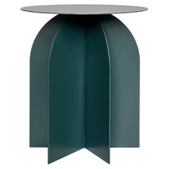 Table d'appoint Palladium Rocket de collection, fabriquée en Italie, design artistique 