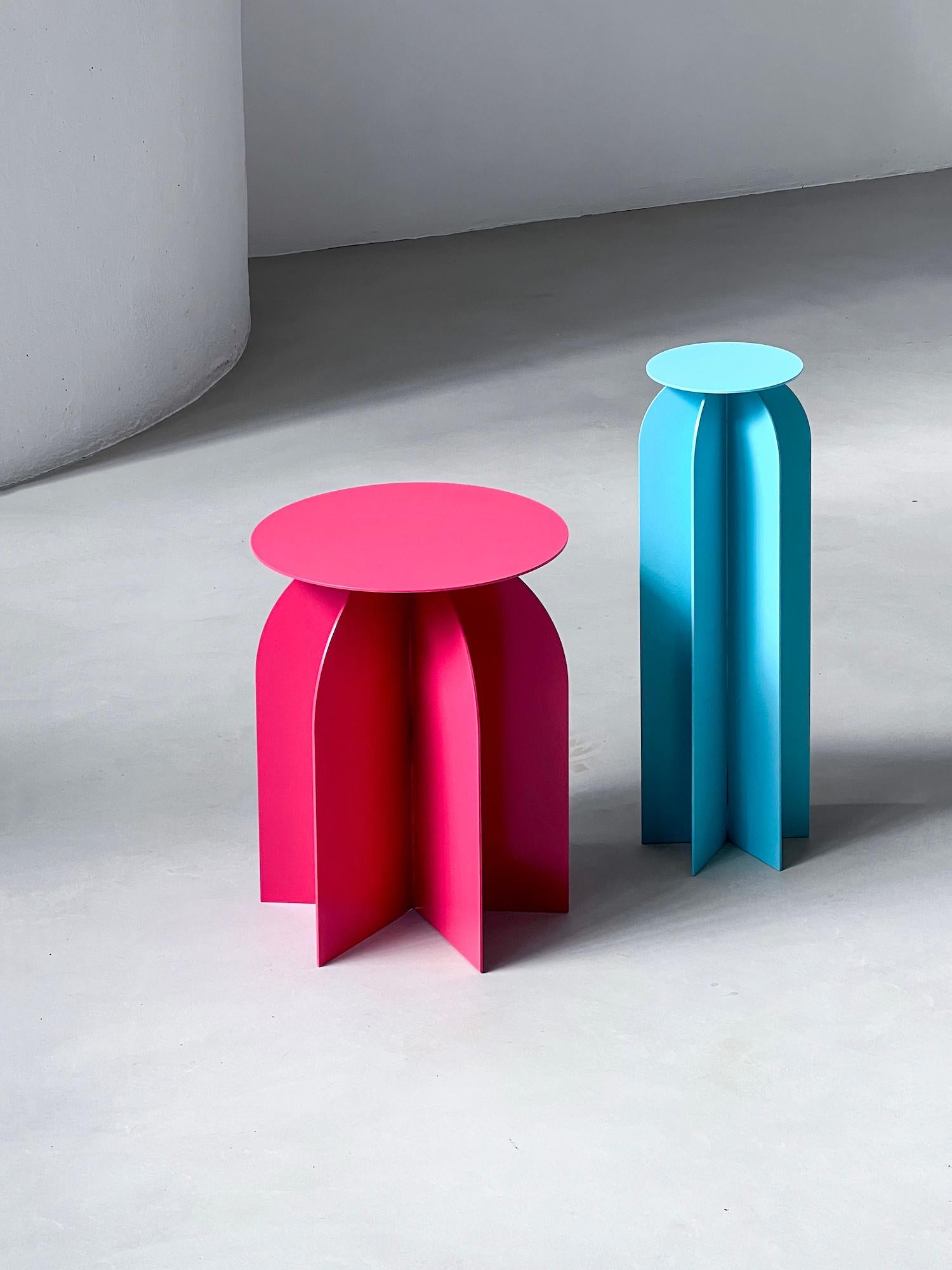 Decorative Side Table - Sculptural End Table - Living Room Architectural Table

The Palladium Side Table is one of our most loved and best selling products. This year, on occasion of the 2024 Milano Design Week, we have launched a different version