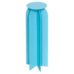 Palladium Rocket Side Table, Tiffany Blue, Collectible Design, MDW 2024 Edition