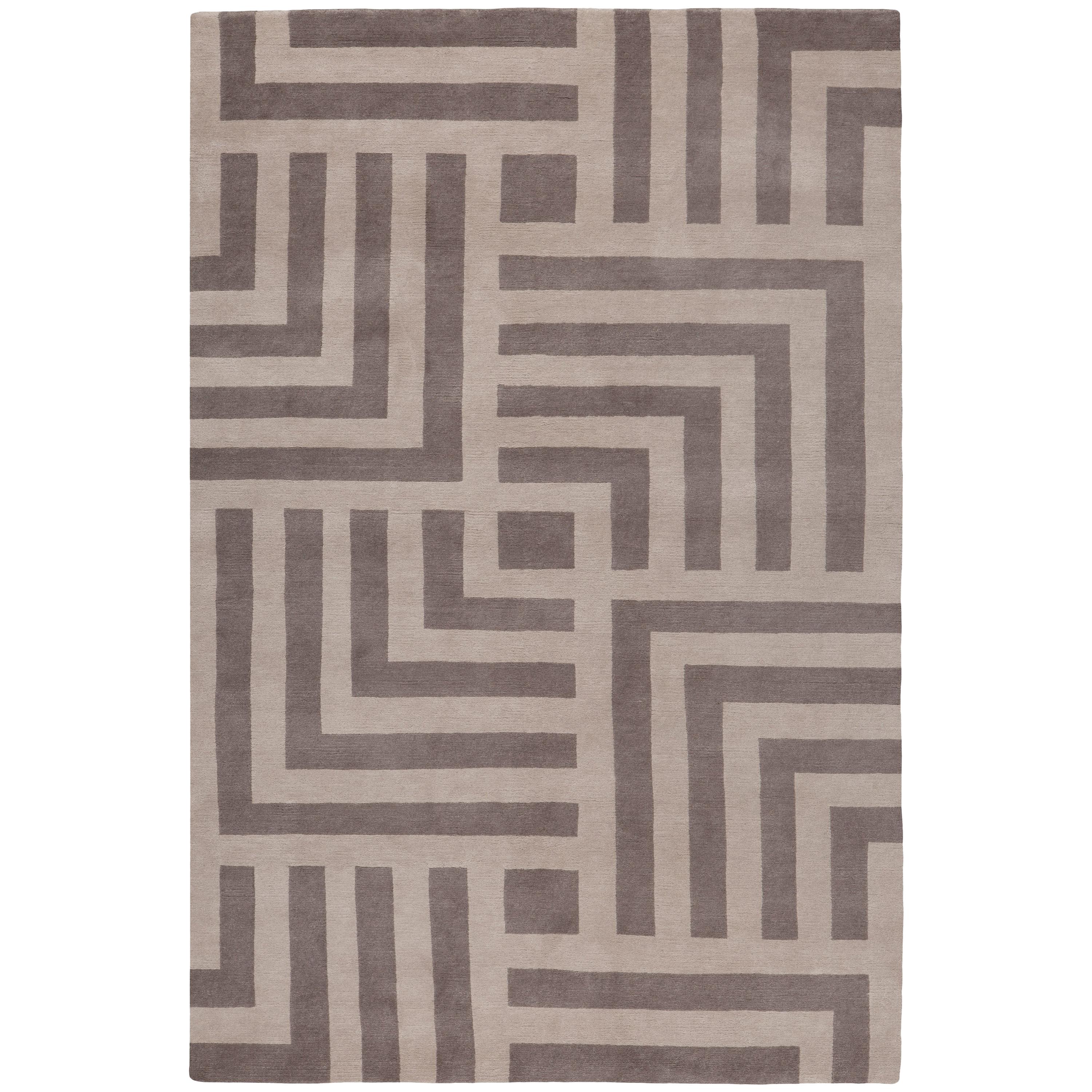 Pallas Hand-Knotted Area Rug in Wool by The Rug Company