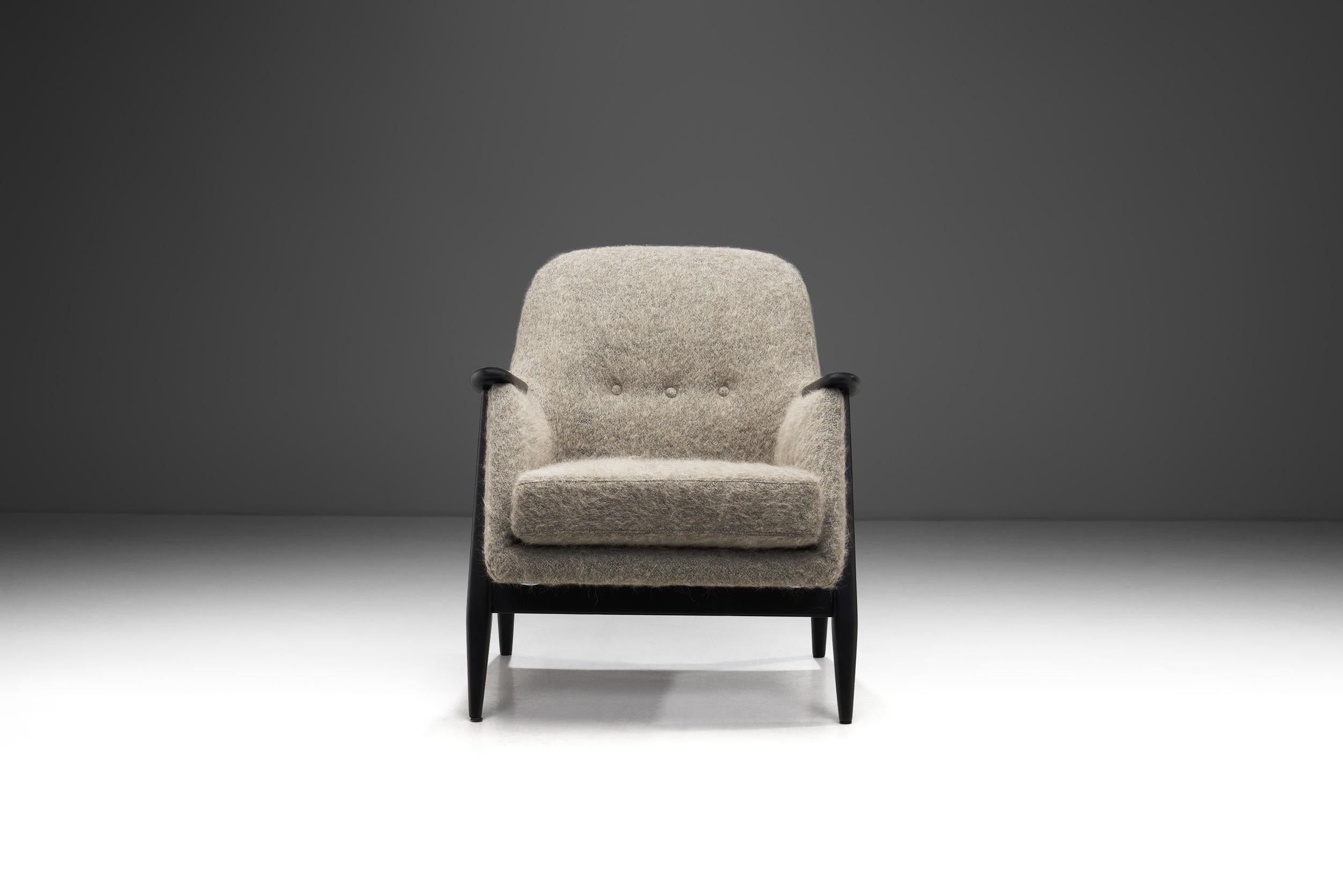 Loungesessel „Pallas“ von Svante Skogh für Asko, Finnland, 1950er Jahre (Moderne der Mitte des Jahrhunderts) im Angebot