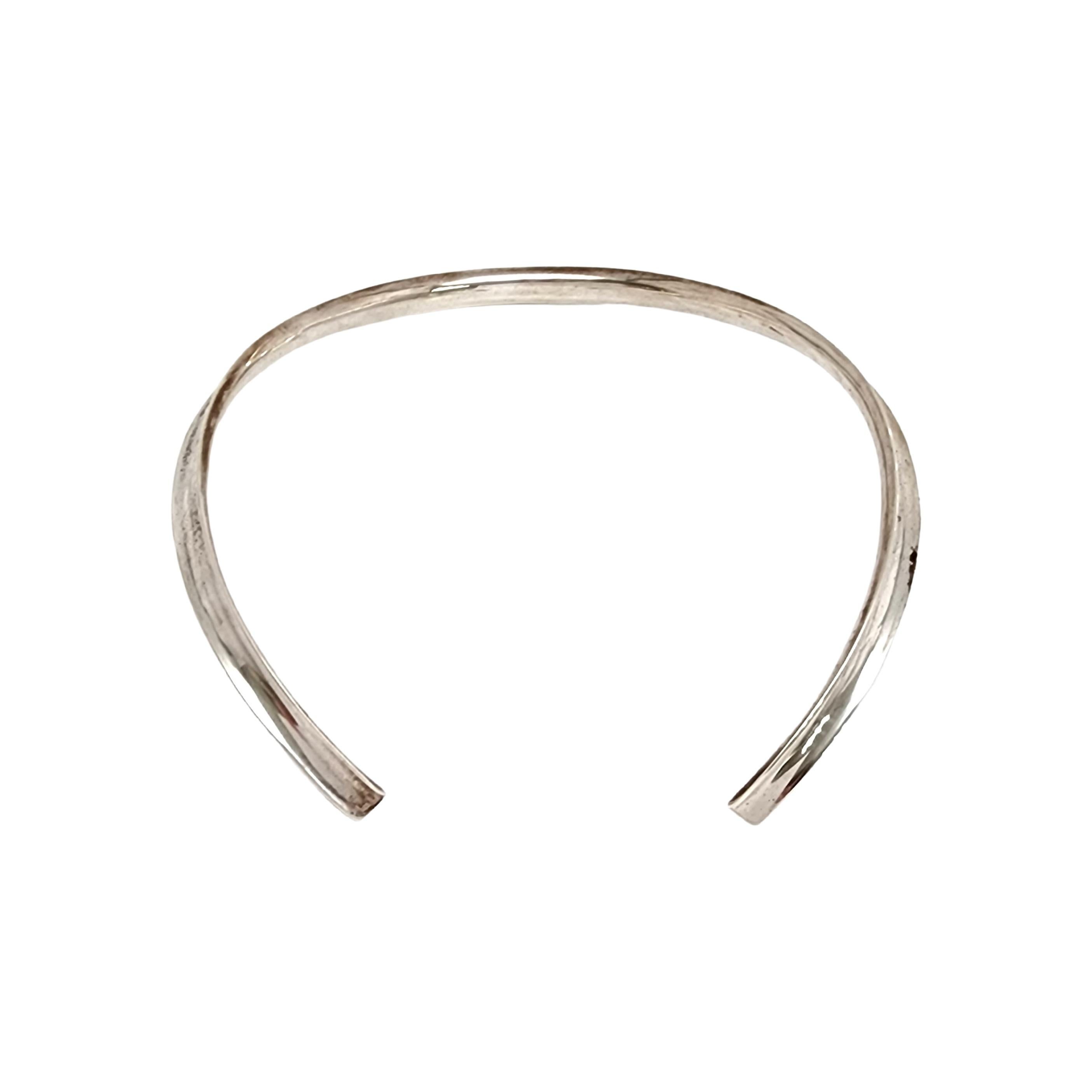 Palle Bisgaard Denmark Sterling Silver Neck Ring Collar Necklace 2 #14683 Bon état - En vente à Washington Depot, CT