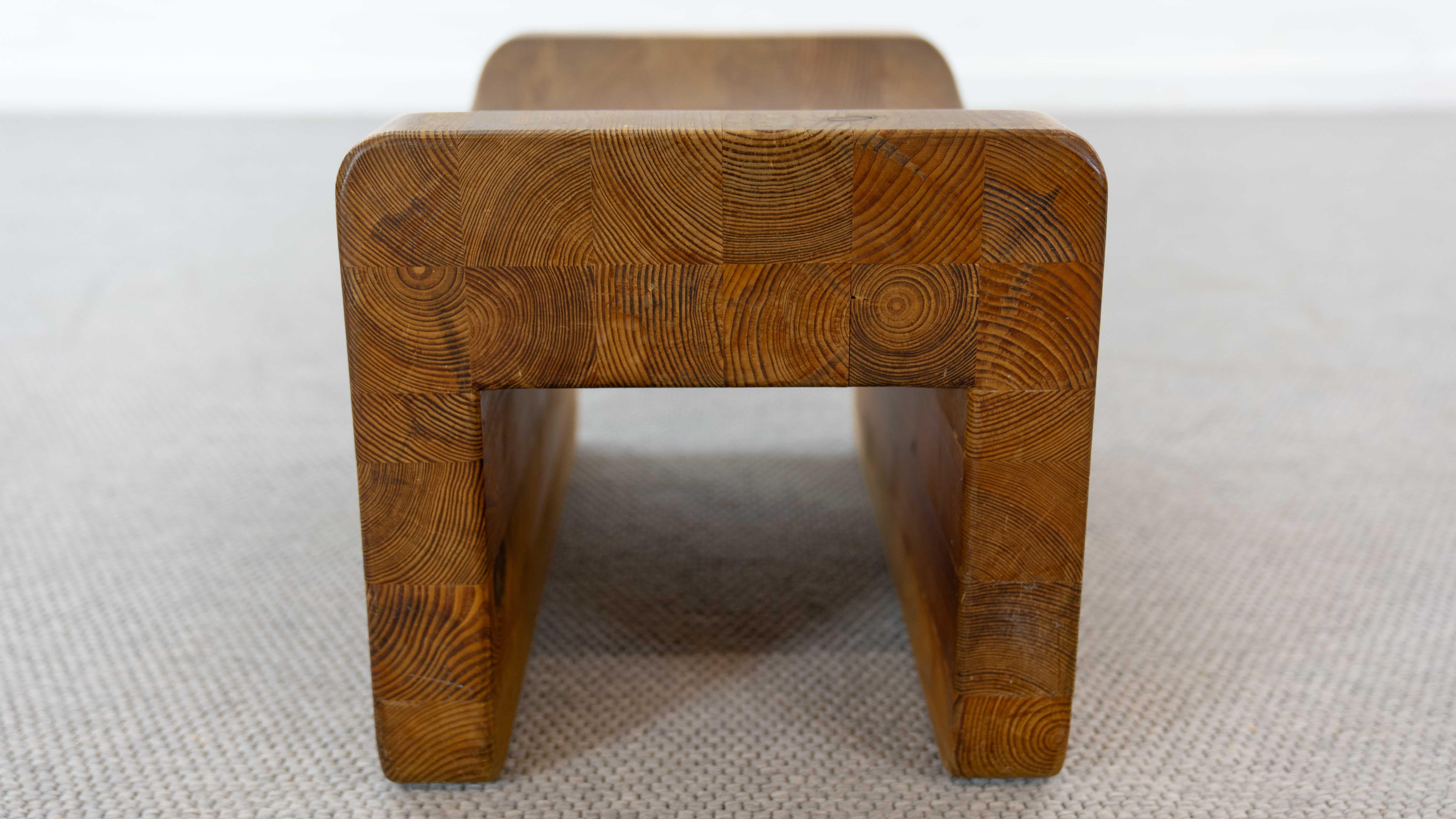 Tabouret Palle de K.J. Pettersson & Söner, Suède, 70 ans en pin en vente 5