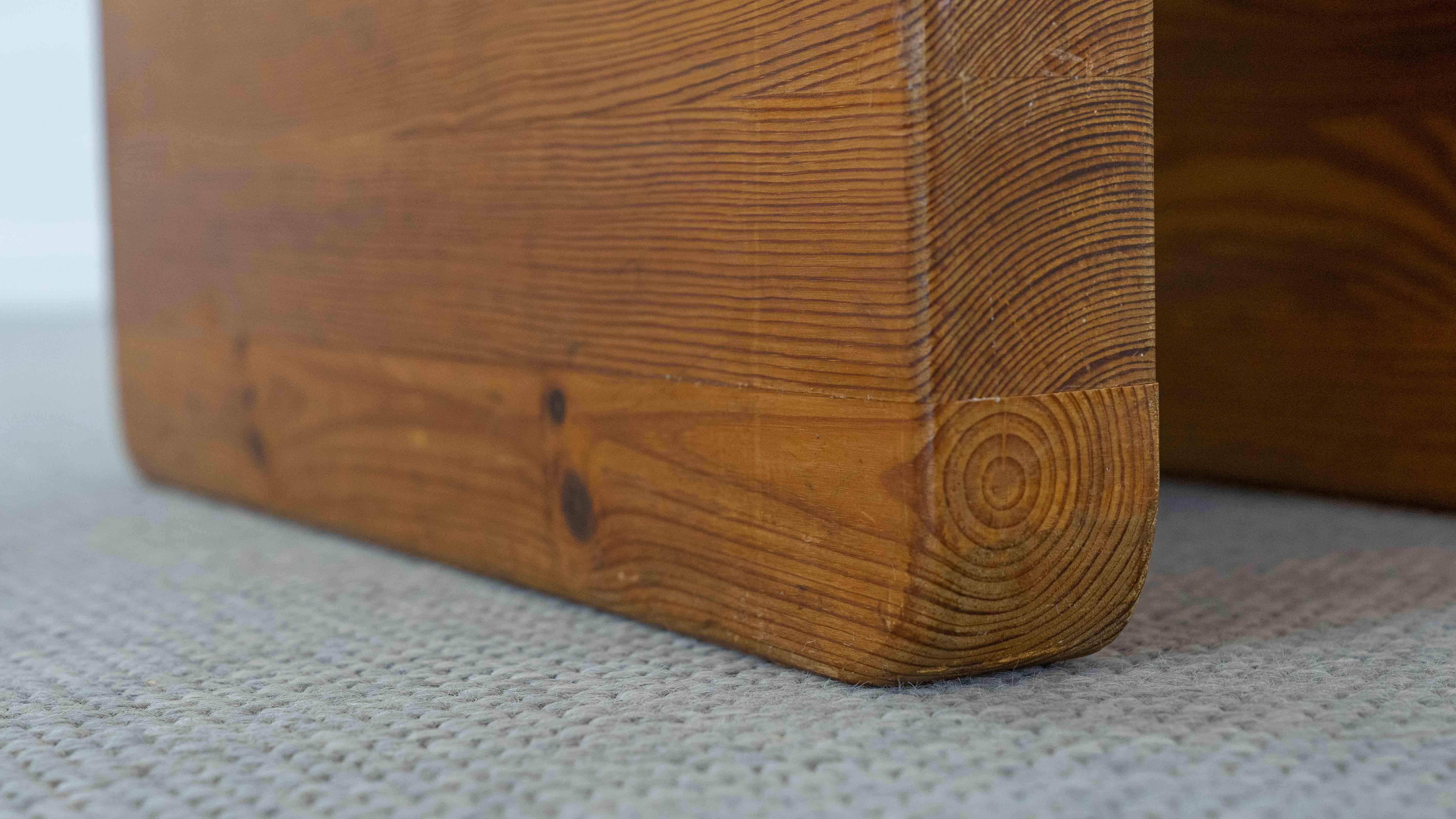 Tabouret Palle de K.J. Pettersson & Söner, Suède, 70 ans en pin en vente 12