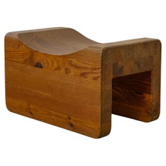 Tabouret Palle de K.J. Pettersson & Söner, Suède, 70 ans en pin