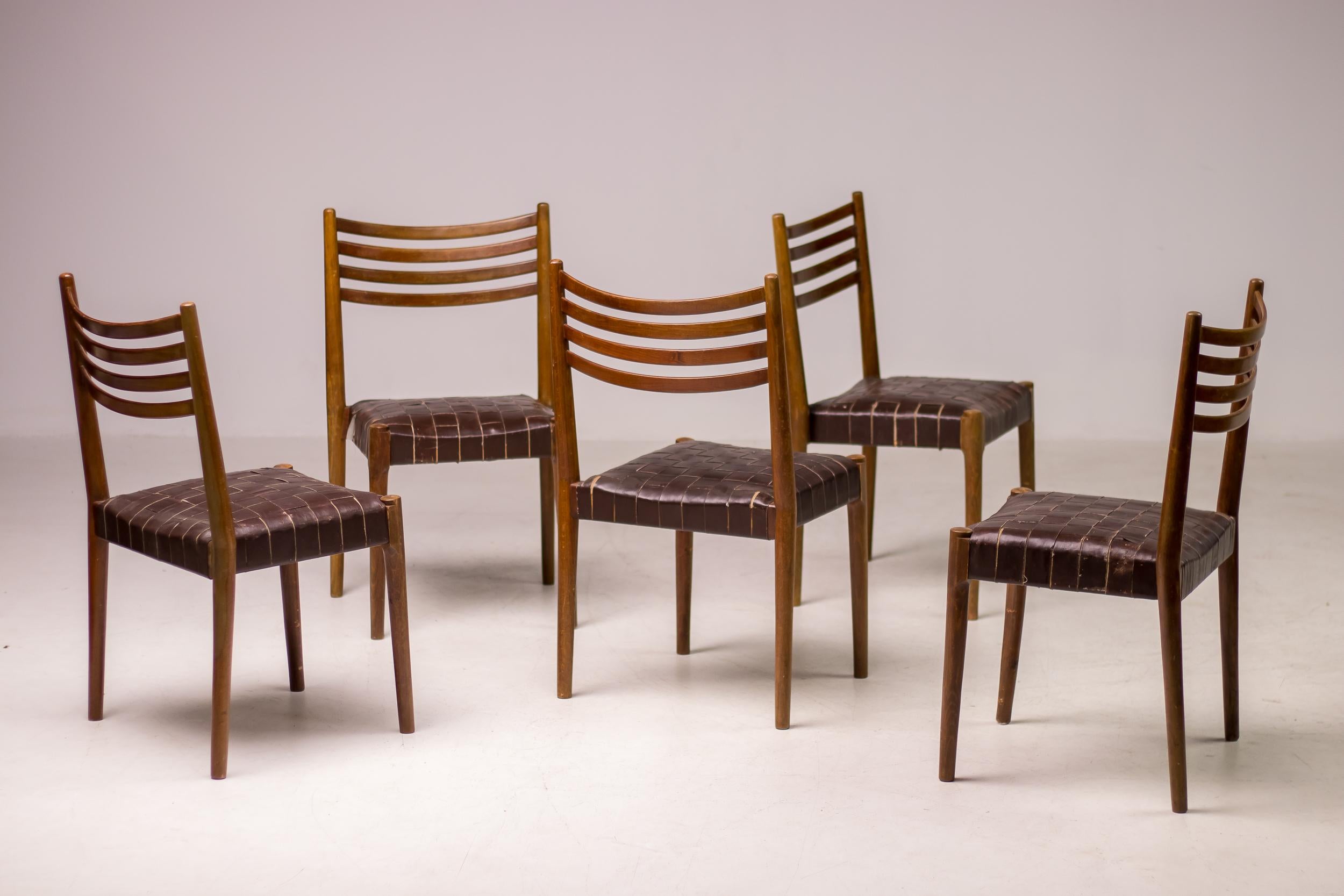 Leather Palle Suenson Chairs For Sale