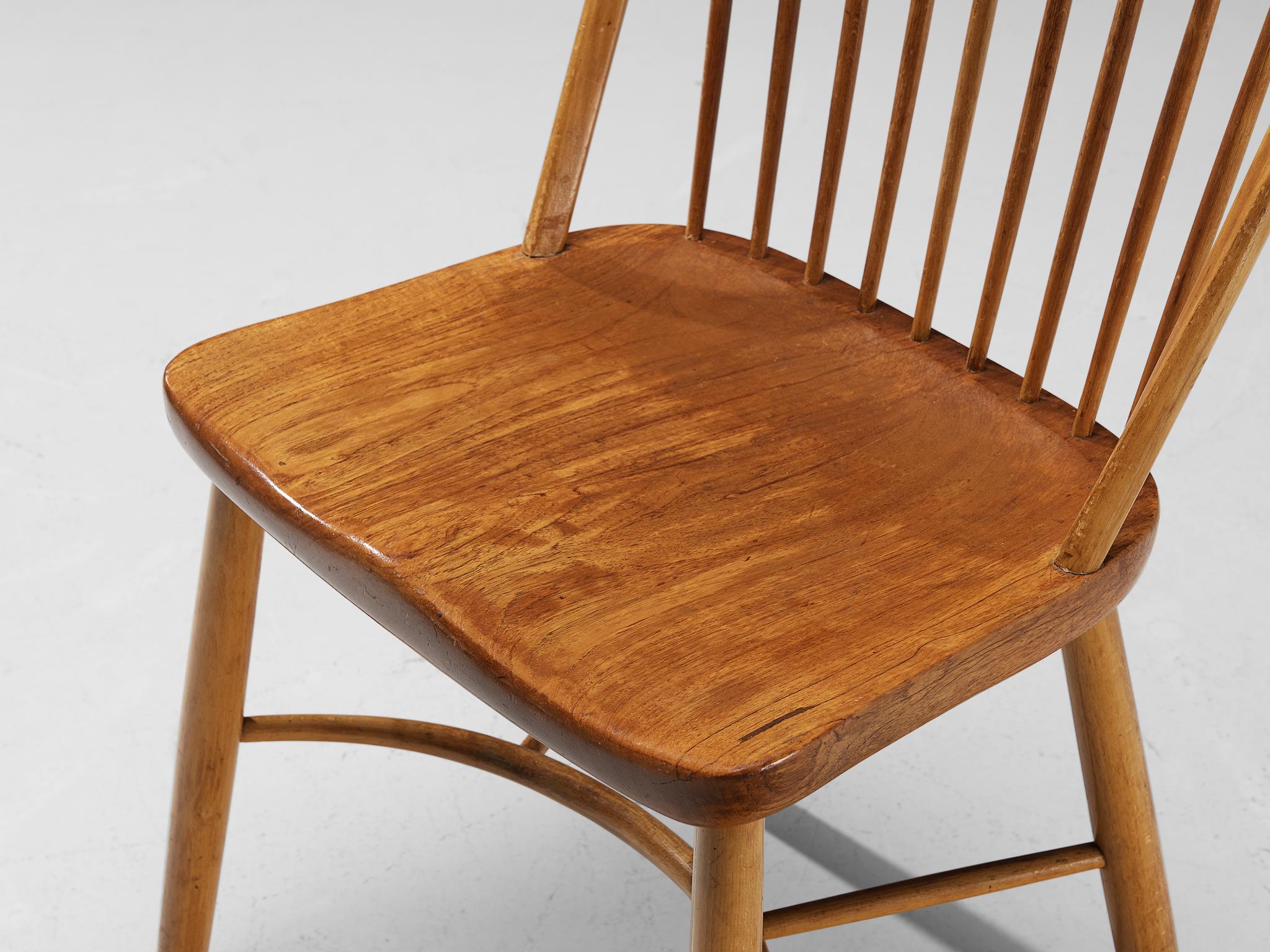 Palle Suenson Dining Chair with Teak Seat  For Sale 1