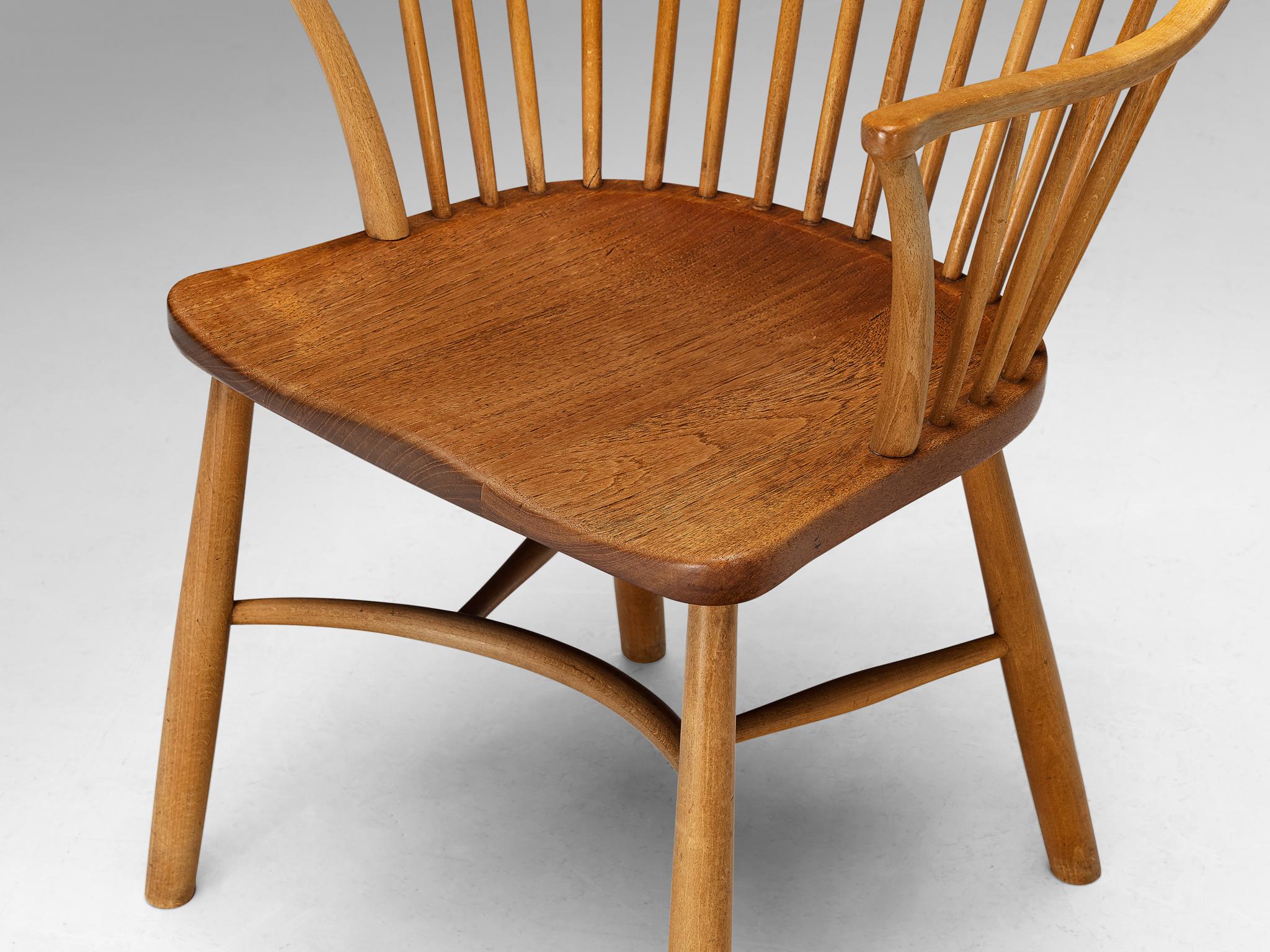 Ensemble de quatre fauteuils Windsor de Palle Suenson pour Fritz Hansen  en vente 3