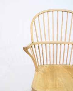 Palle Suenson Windsor Chair in Solid Beech Wood Produced by Fritz Hansen