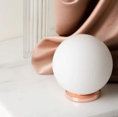 Free Shipping PALLINA - Small Table Lamp - Rose Gold Metal Base by Fontana Arte