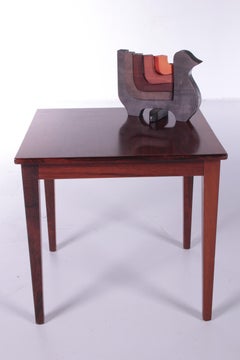 "Elegant Vintage Danish Plant Stand or Side Table"
