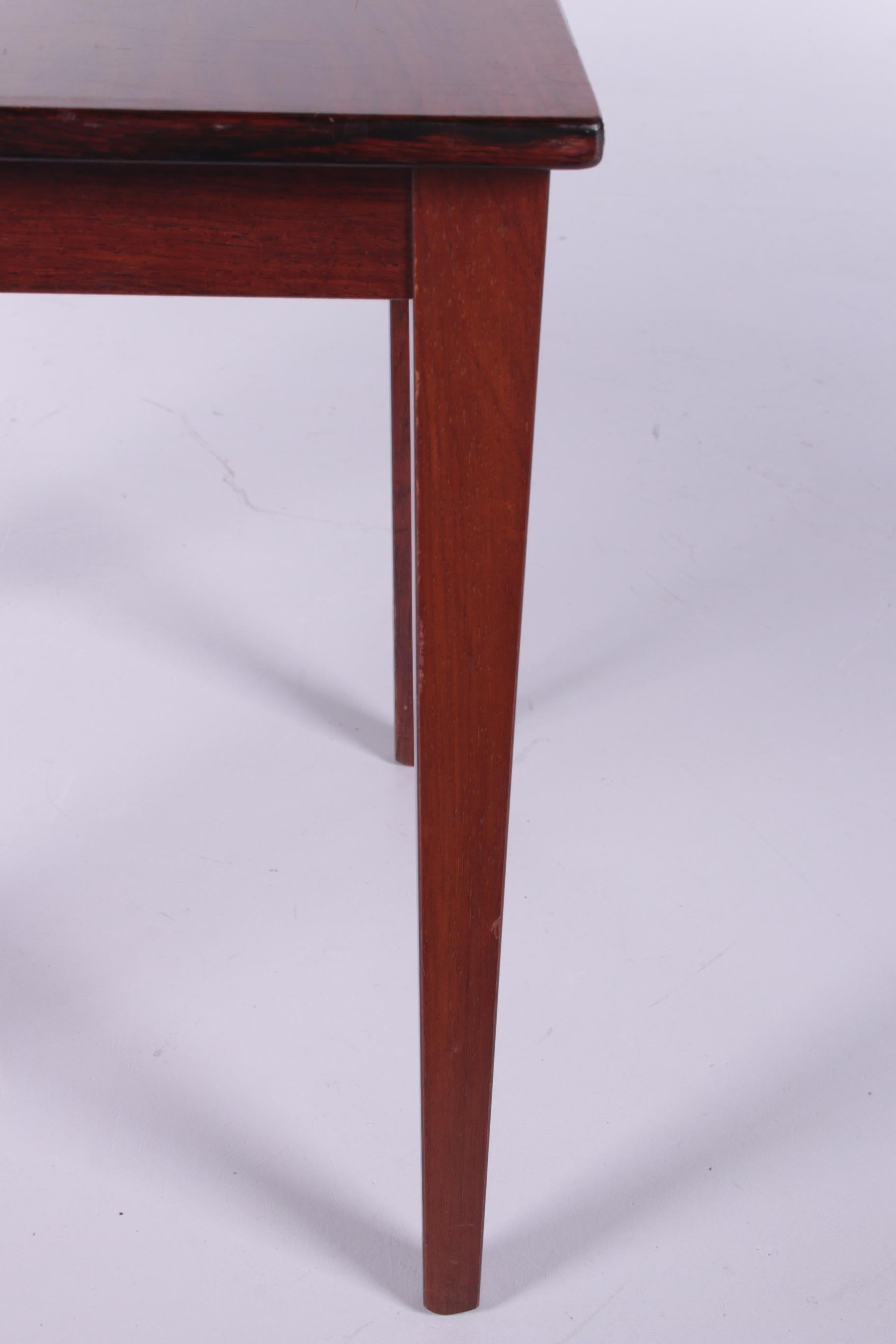 Wood Darkwood Side Table from Denmark, 1960s For Sale
