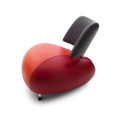 Pallone Chair by Leolux upholstered in Leather