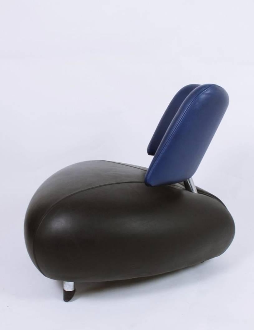 Pallone Chair by Roy de Scheemaker for Leolux, 1980s In Good Condition For Sale In Debrecen-Pallag, HU