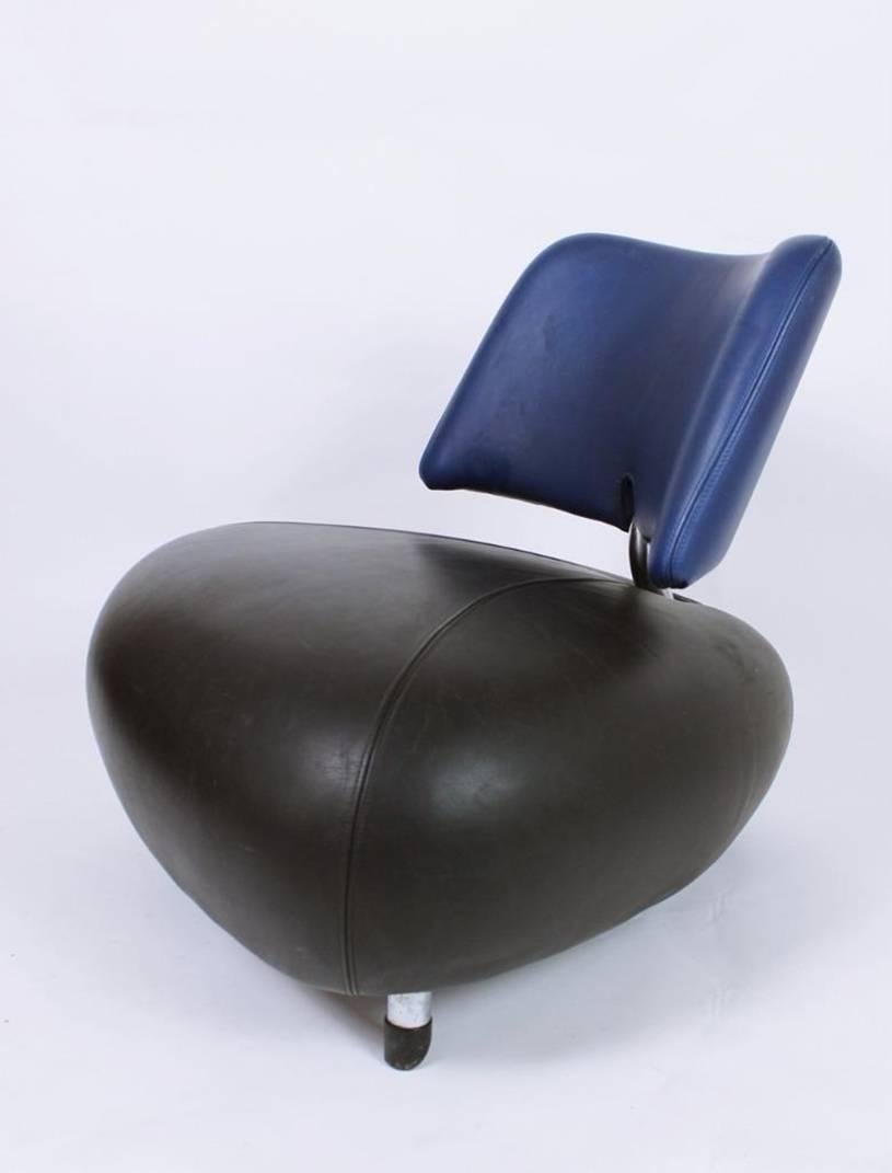 Late 20th Century Pallone Chair by Roy de Scheemaker for Leolux, 1980s For Sale