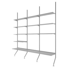 Pallucco Continua Silver - Wall Living-Room Bookcase design Hannes Wettstein