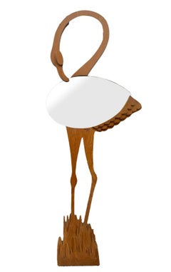 Pallucco "Flamingo" Wall Mirror, Italy, 1970s