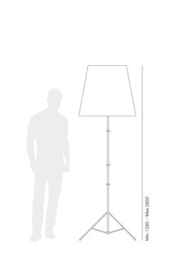 Pallucco Gilda Natural Jute Floor Lamp design Enrico Franzolini
