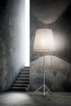 Pallucco Gilda White Parchment Floor Lamp – design Enrico Franzolini